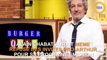 Alain Chabat accuse Arthur de plagier Burger Quiz