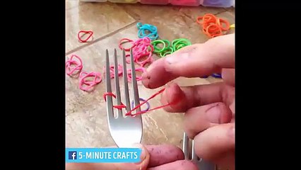 Rainbow loom bracelet - 5-Minute Crafts News -
