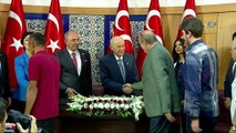 MHP Genel Başkanı Bahçeli, partililerle bayramlaştı