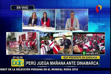 Perú vs. Dinamarca: así se vive la previa en Panamericana