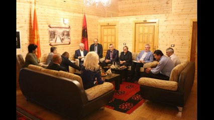 Report Tv - Shkodër, Xhafaj pret homologun malazez