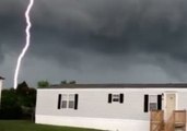 Lightning Almost Strikes Man Filming Storm in North Carolina