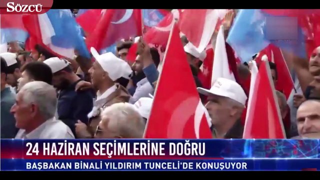 Başbakan Binali Yıldırım, Tunceli'deki mitinginde, Tamam mı diye seslendi.