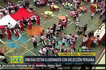 Perú vs. Dinamarca: así se vive la previa en las calles de Lima