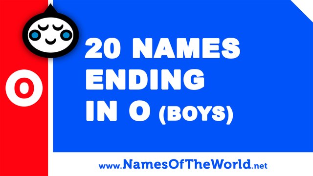 20 boy names ending in O - the best baby names - namesoftheworld.net