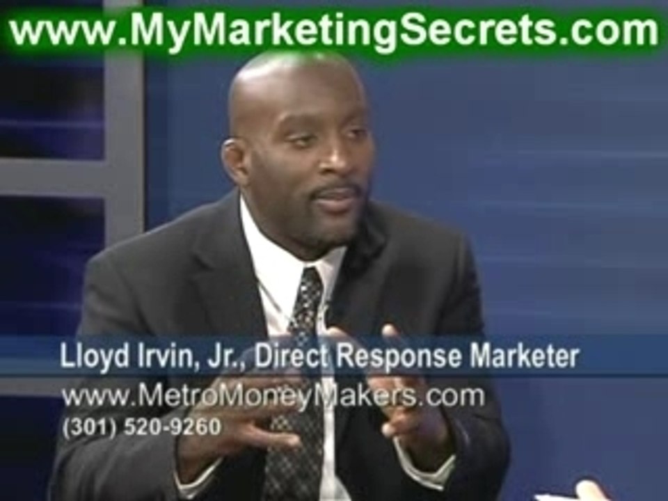 Lloyd Irvin - Internet Marketing Expert!