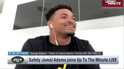 Jamal Adams' dad, George, surprises him with a call during 'Up to the Minute'