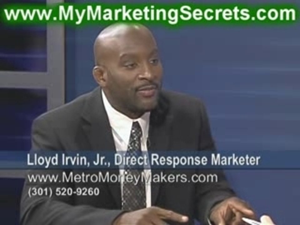 Lloyd Irvin - Internet Marketing Expert!