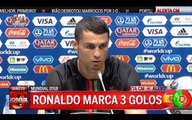 Reação de Cristiano Ronaldo ao Portugal - Espanha O nosso objetivo é ganhar