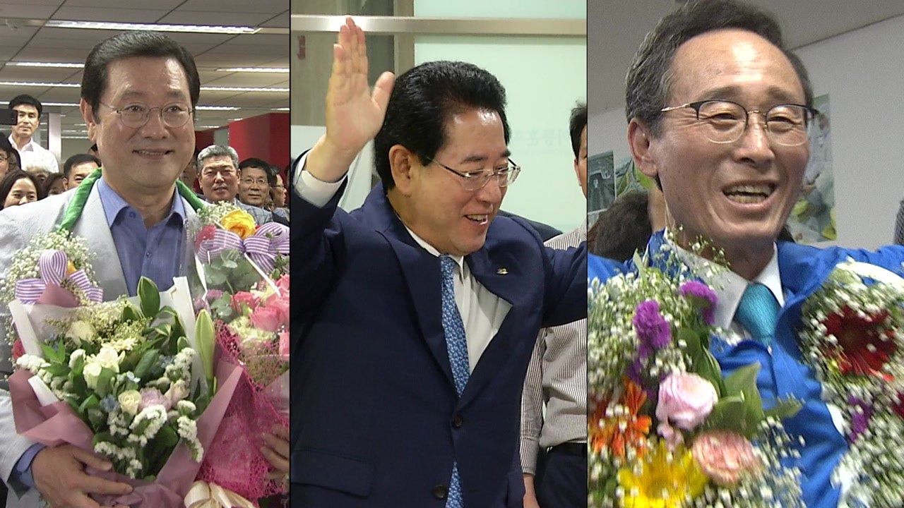 호남 광역단체장 압도적 석권...'힘 있는 여당 후보로 지역 발전' / YTN