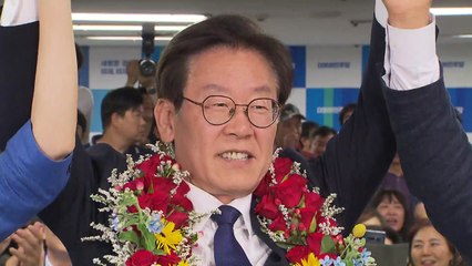 스캔들 딛고 이재명 당선...수도권도 싹쓸이 / YTN