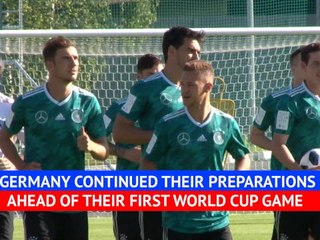 Download Video: Germany train ahead of World Cup opener against Mexico