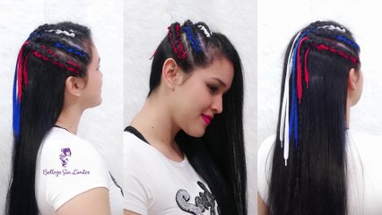 Trenzas con Cordones para Apoyar a Tu Selección Rusa in the World Cup 2018