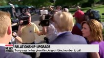 Trump says he gave Kim Jong-un 'direct number,' hints at calling North Korean leader on Sunday