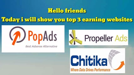 Top 3 earning websites