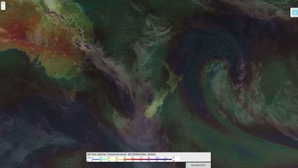 Weather Animation - New Zealand, Australia