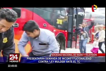Sociedad Nacional de Radio y Televisión comenzó junta de firmas contra 'Ley Mulder'
