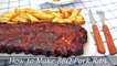How to Make BBQ Pork Ribs - Easy Oven-Baked Barbecue Pork Ribs Recipe