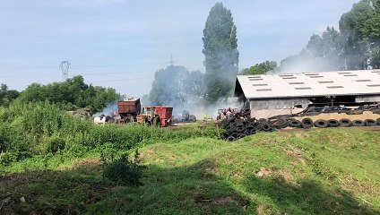 Reiningue :  après l'incendie dans une exploitation agricole