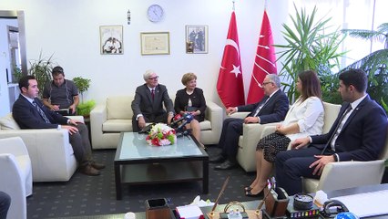 Siyasi partilerde bayramlaşma - Vatan Partisi heyetinden CHP'ye ziyaret - ANKARA