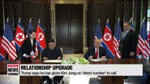 Trump says he gave Kim Jong-un 'direct number', hints at calling North Korean leader on Sunday