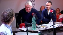 Antoine Duléry et Radu Mihaileanu dans A La Bonne Heure !