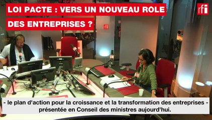 Loi Pacte: vers un nouveau rôle des entreprises en France ?