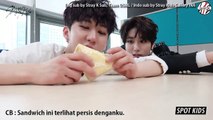 [INDO SUB] SPOT KIDS Black SKZ Spending a Small Moment of Happiness with Mr. Sandwich (180616)