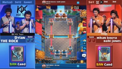 [Match 3] KIX vs PONOS Sports 2set 180616 - 클래시 로얄 리그 아시아 (CRL)