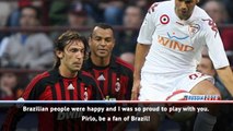 Cafu tries to enlist Pirlo as a Brazil fan