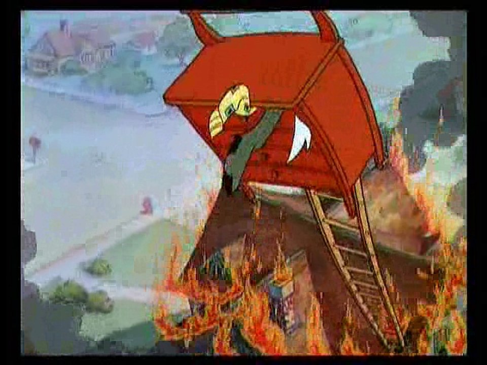 Mickey Mouse, Donald Duck, Goofy - Mickey's Fire Brigade  (1935)