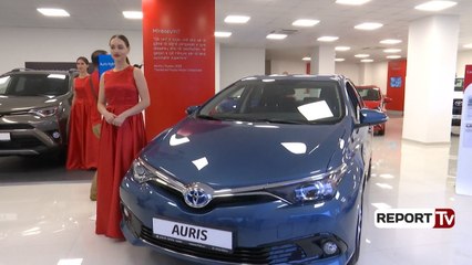 Report Tv - Inaugurohet salloni më i ri i Toyota në Shqipëri