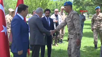 Erzincan Başbakan Binali Yıldırım İl Jandarma Komutanlığını Ziyaret Etti 2