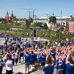 Le superbe clapping des Islandais à Moscou