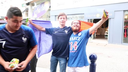 Des jeunes font éclater leur joie place De-Lattre-de-Tassigny à Remiremont
