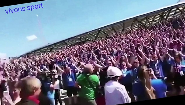 30000 Islandais enflamment Moscou avec le clapping avant le Match contre l’Argentine