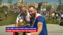 Iceland fans invade Moscow