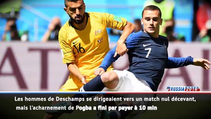 France vs Australie - les faits du match - Foot - CM 2018 - Bleus
