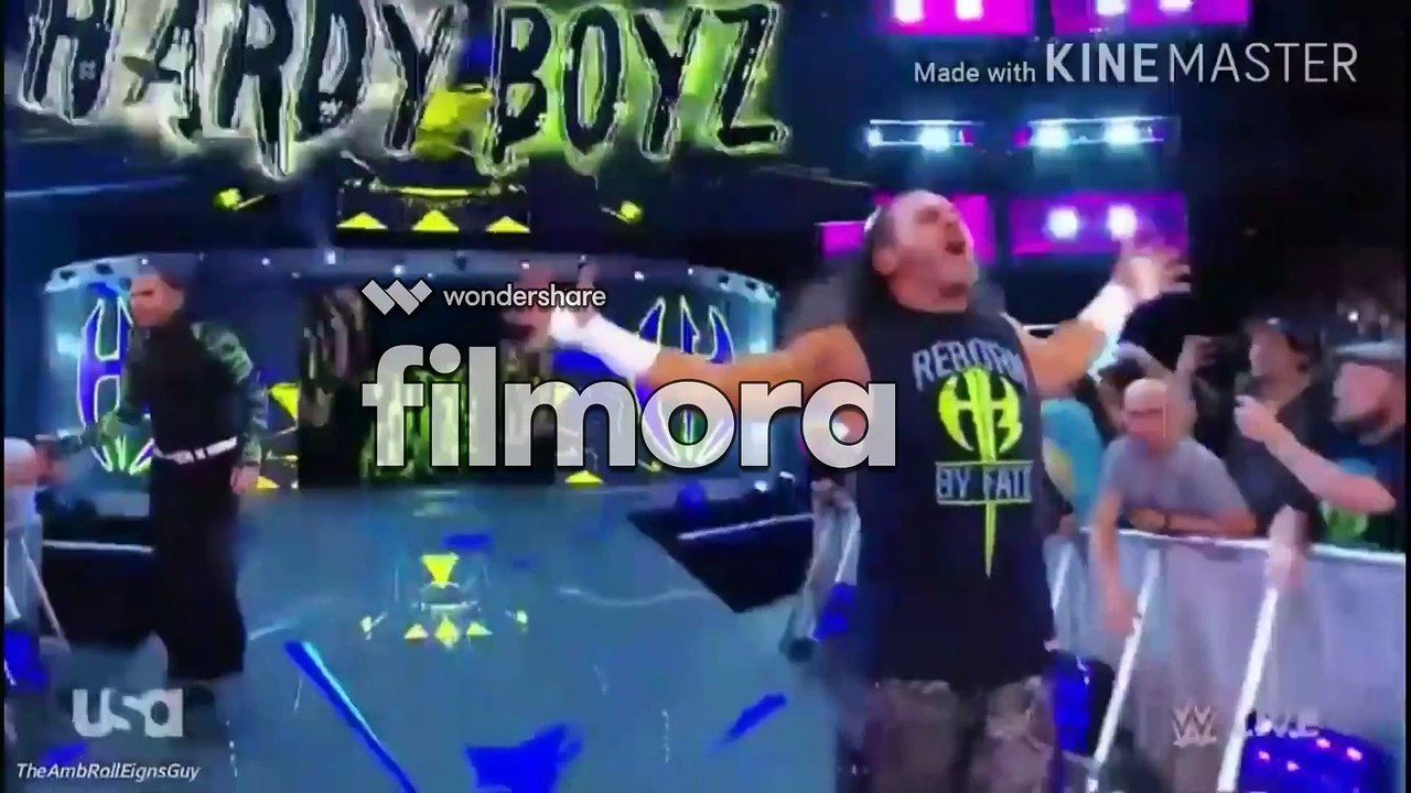 The Hardy Boyz Entrance - RAW August 21. 2017 (HD) with Reptillian