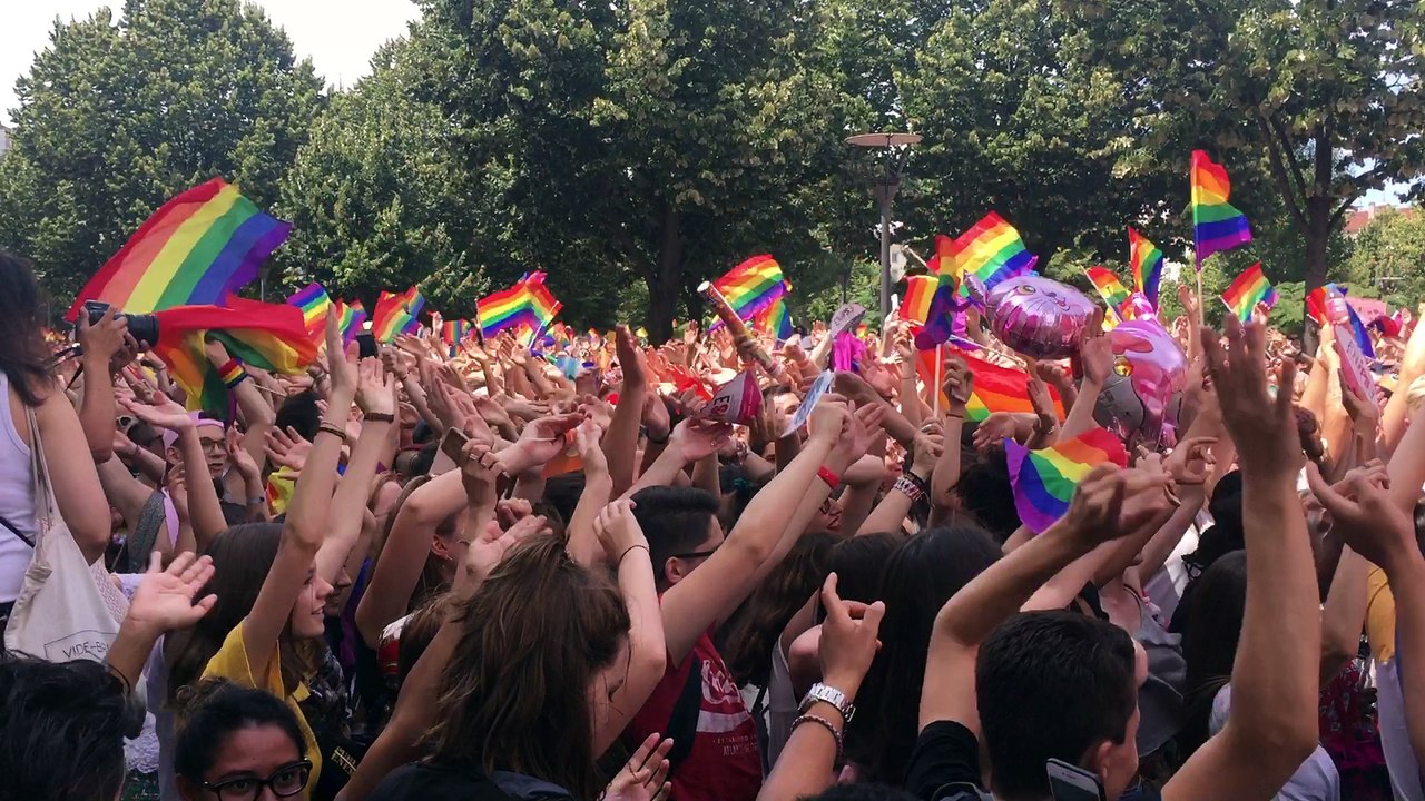 10000 personnes à la Gay pride de Lyon