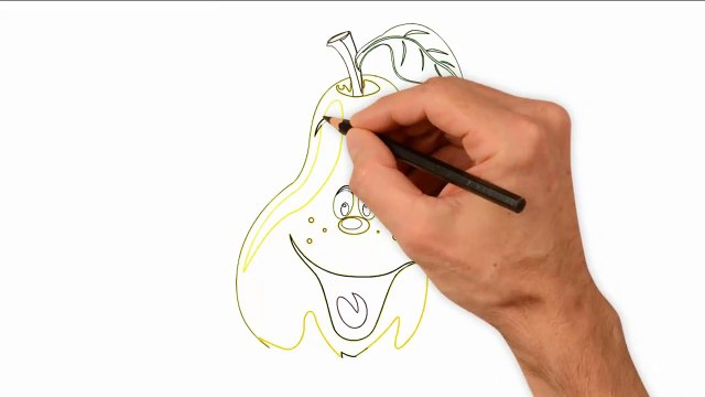 Груша, як намалювати грушу, #draw, як намалювати грушу олівцем крок за кроком, малюнок груші