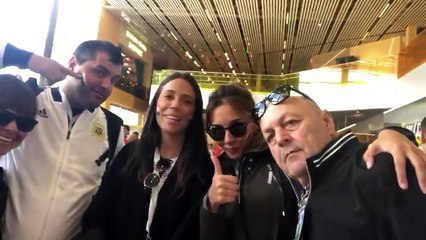 حصري.. أول لقاء مع عائلة كوبر من المطار وتشجيعهم لمنتخب مصر