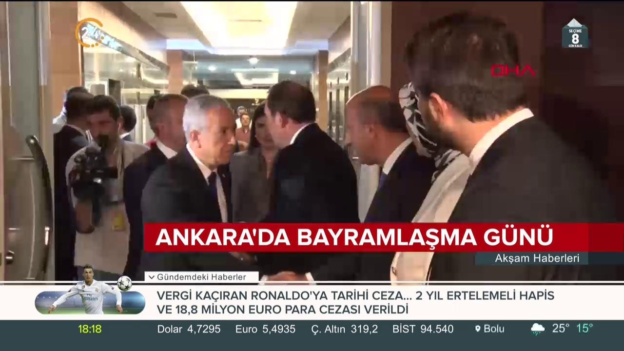 Ankara'da bayramlaşma