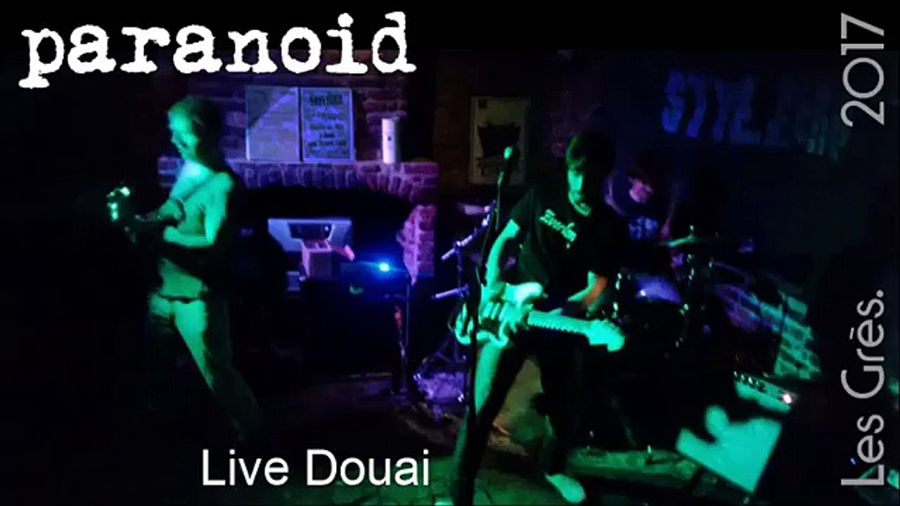 PARANOID – Live Douai 2017 (Rock, indie rock, grunge)
