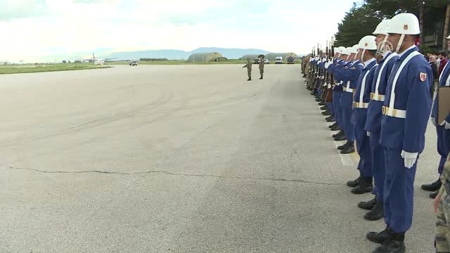 Şehit Jandarma Yüzbaşı Yunus Çelebi'nin Naaşı Erzurum'da