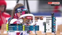 CdM biathlon Hochfilzen (S2) - relais F (4x6km), 10 déc 2017 (partie 1 sur 2), France 3e