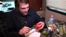 The Glorious Sons Makes Grilled Shrimp Tacos - COOKING AT 65MPH Ep. 33