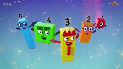 Numberblocks Blast Off (S01E22) 2017 learn the numbers Preschool