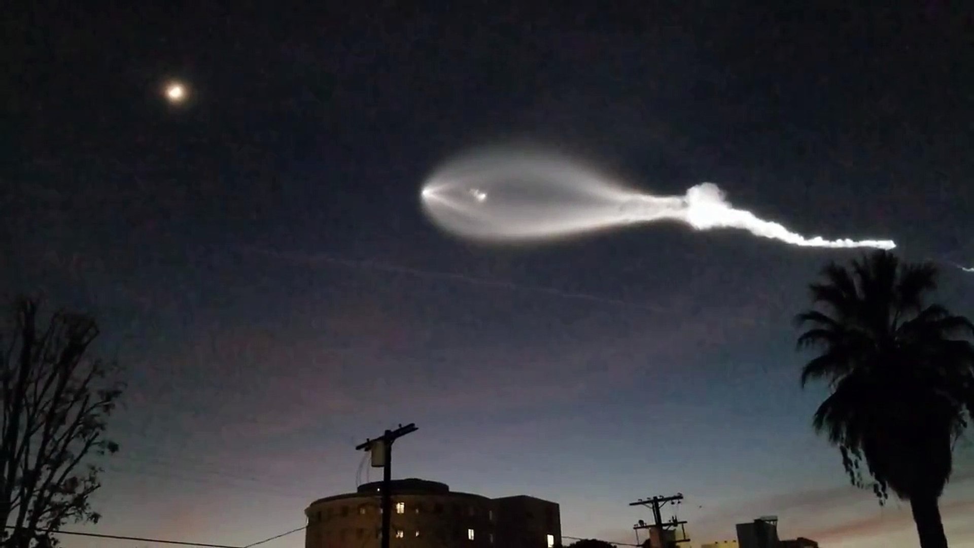 Spacex Iridium Launch from backyard