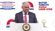 Başbakan Yıldırım: 'Güzel bir haber vereyim. Geçen yıldan itibaren dağa çıkışlar neredeyse bitme noktasına geldi' - İSTANBUL